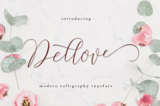 Dellove: A Handwritten Font That Balances Delicacy and Boldness