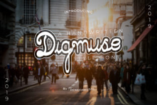 Digmuse: A Modern Handwritten Font with Personality