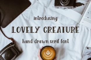 Discover Lovely Creature: A Bold Handwritten Font That Breaks All the Rules
