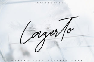 Lagerto: Where Handwritten Charm Meets Modern Design Clarity