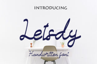 Let’sdy: A Handwritten Font with Authentic Charm
