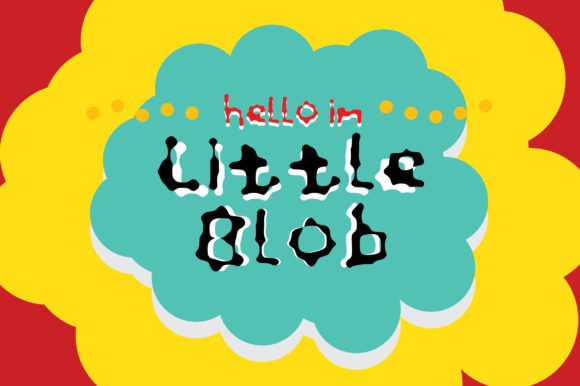 Little Blob: A Playful Handwritten Font