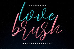Love Brush: A Romantic Handwritten Font That Elevates Real Design Projects