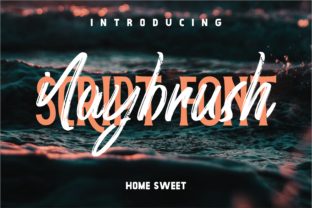 Naybrushy: A Bold Handwritten Font with Unique Design Potential