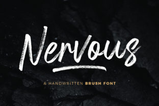 Nervous: A Bold Handwritten Brush Font for Strategic Creativity