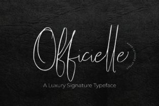 Officielle Script: A Handwritten Font That Balances Personality and Professionalism