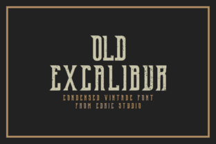 Old Excalibur: A Font That Commands Attention