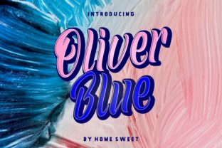 Oliver Blue Font: A Timeless Handwritten Choice