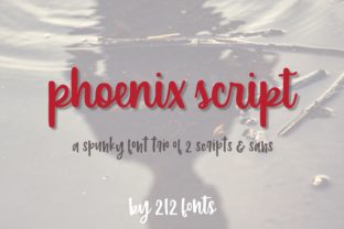 Phoenix Script Trio: A Beautiful Font Set for Creativity