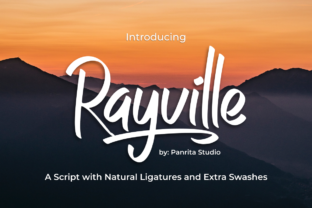 Rayville: A Modern Handwritten Font with Sophisticated Charm