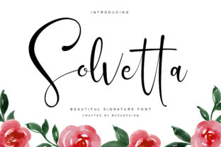 Solvetta: A Light, Charming Handwritten Font That Carries Quiet Confidence