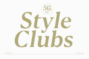 Style Clubs: A Strategic Serif for Intentional Design