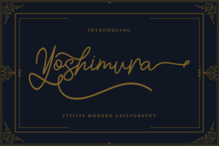 Yoshimura: A Handwritten Font with Strategic Authenticity